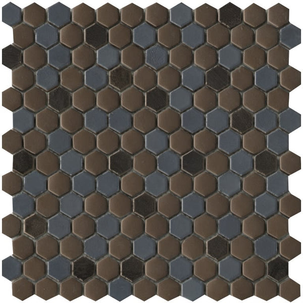 CONFETTI II METAL HEX BL 12X12