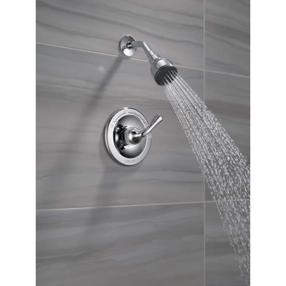 Foundations Single-Handle 1-Spray Shower Faucet in Chrome (Valve Included)