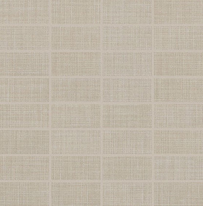 Fabric Art Modern Textile Taupe Straight Joint 1X3 Matte