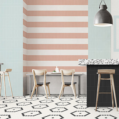 Color Story Mosaics Matte Black Hexagon 1.5X1.5 Matte