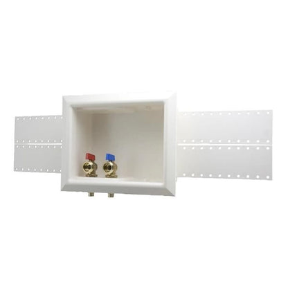 Outlet Box, For Use With Dual Drain Washing Machine, Polystyrene