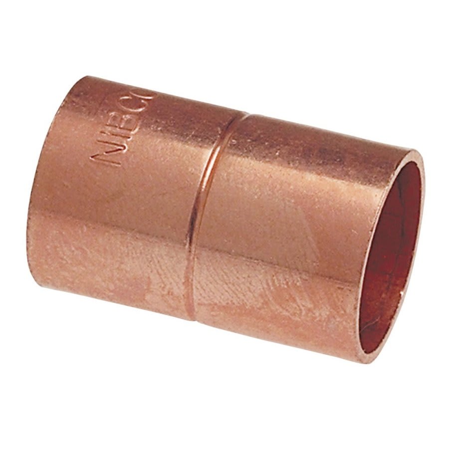 Roll-Stop Coupling, 1/2 in, C, Copper