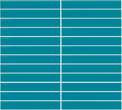 Keystones Ocean Blue Hexagon 2X2 Matte