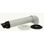 21 in, Non Condensing Horizontal Vent Termination, 3x5 Concentric Kit with elbow and wall plates