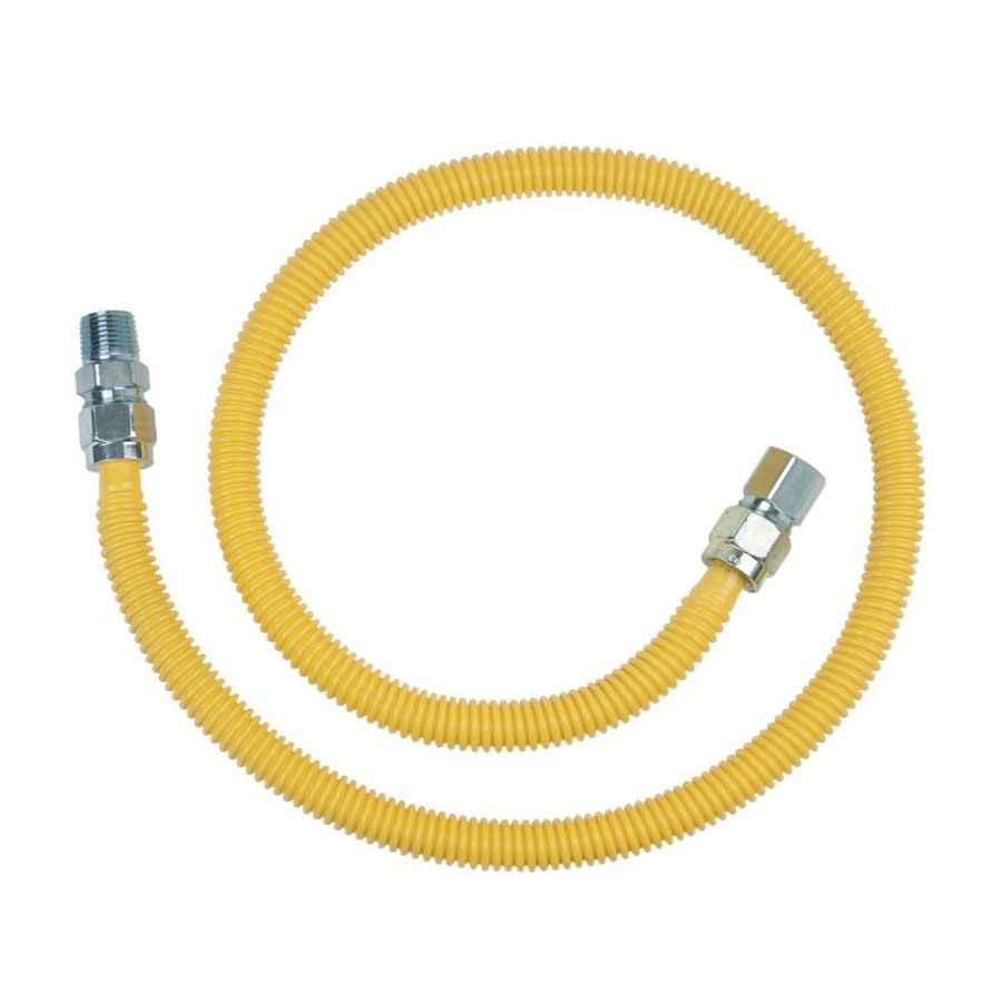 Gas Flex, 1/2 in ID, 1/2 in, FNPT x MNPT, 48 in L