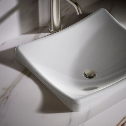 DemiLav 18-1/4" Enameled Cast Iron Wading Pool Bathroom Sink
