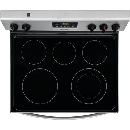 30 in. 5 Element Freestanding Electric Range in Stainless Steel