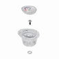 Knob Handle Kit, For Use With Chateau®, Plastic, Polished Chrome