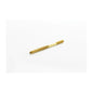 Closet Screw, 1/4 x 3-1/2 in L Thread, Brass