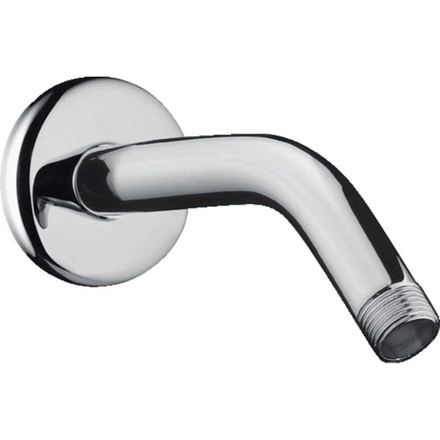 Shower Arm, Wall Mount, 6 in L, Polished Chrome