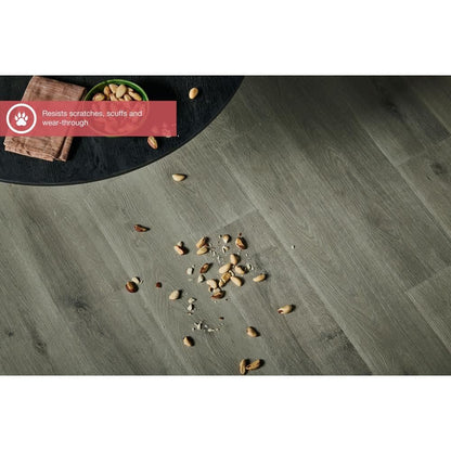 Outlast+ Montage Grey Oak 12 mm T x 7.4 in. W Waterproof Laminate Wood Flooring (19.6 sqft/case)