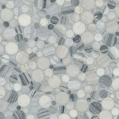Alaska Gray Pebble Polished 10mm