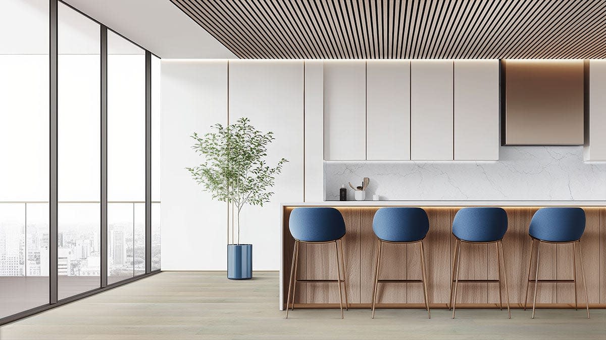 ACOUSTIC WOOD SLAT PANEL FOG 24X48
