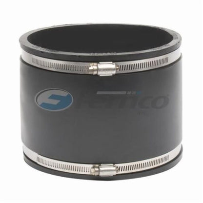 Transition Coupling, 6 in, Asbestos Cement Fiber/Ductile Iron x Asbestos Cement Fiber/Ductile Iron, Flexible PVC