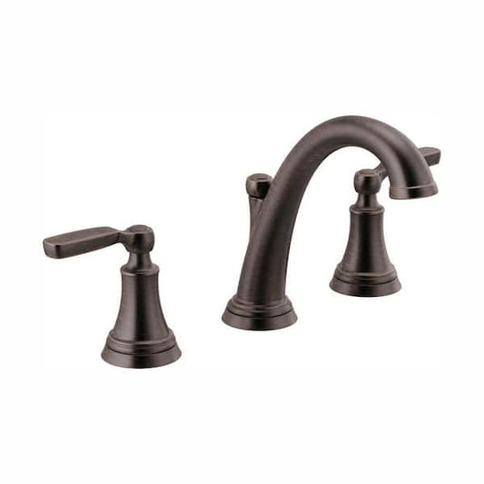 Delta Woodhurst 8 in. Widespread 2-Handle Bathroom Faucet in Venetian Bronze 3532LF-RBMPU