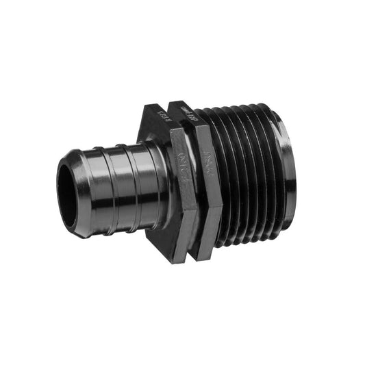 QickSert CR® Male Adapter, 3/4 in, Crimp PEX x MNPT, Poly