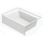 Everyday Alcove Tub, 60 x 42 x 18 in, Right Hand Drain, White