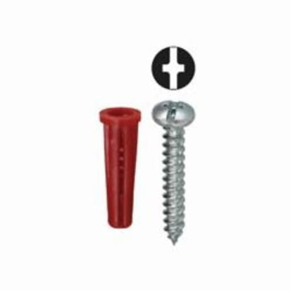 Screw Anchor Kit, #12 , Electrogalvanized