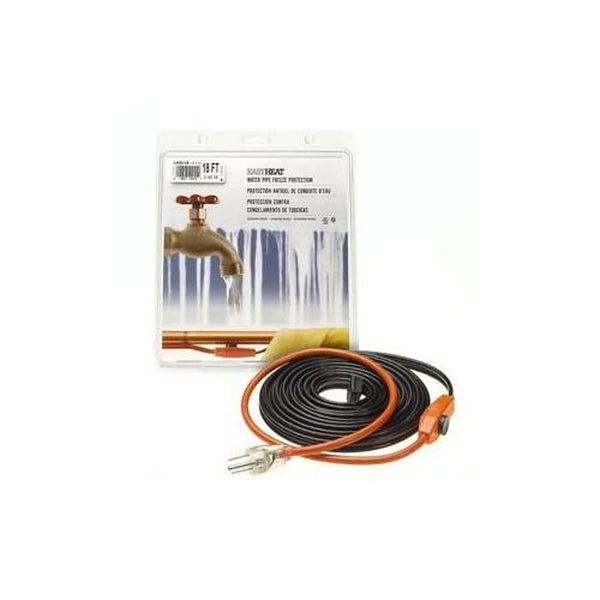 Constant Wattage Fixed Resistance Pre-Terminated Water Pipe Heating Cable, 120 VAC, 0.5 A