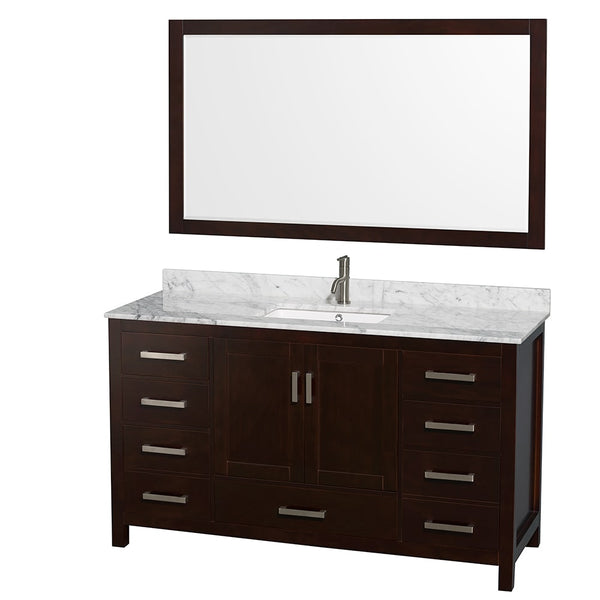Sheffield Single Bathroom Vanity - 60W x 35H x 22D