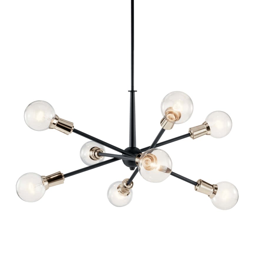 Armstrong 8 Light 30" Wide Sputnik Chandelier