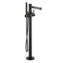 Align Floor Mounted Tub Filler with Built-In Diverter - Includes Hand Shower