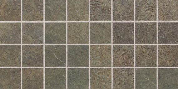 Continental Slate Brazilian Green Straight Joint 3X3 Matte