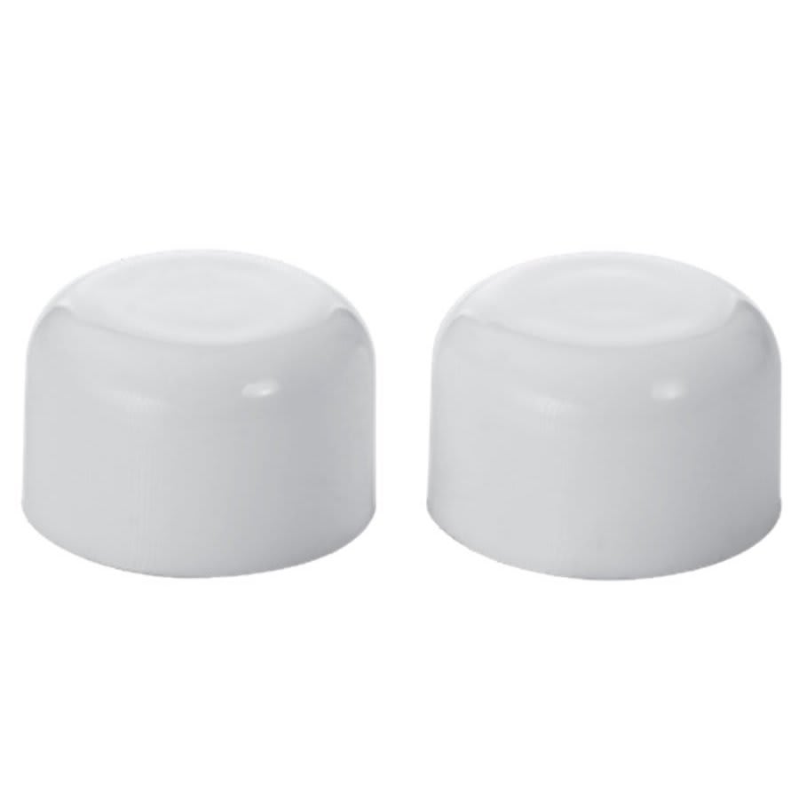 Bolt Cap With Snap on Washer, Round, 1/4 or 5/16 in, Plastic