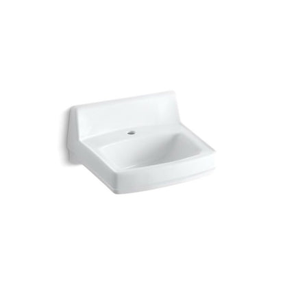 Greenwich™ Wall Mount Lavatory Sink, ADA, 20-3/4 x 18-1/4 x 7-3/4 in, Vitreous China, White