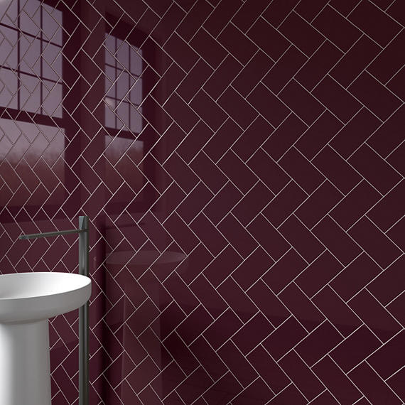 Color Wheel Classic Plum Crazy Square 6X6 Glossy