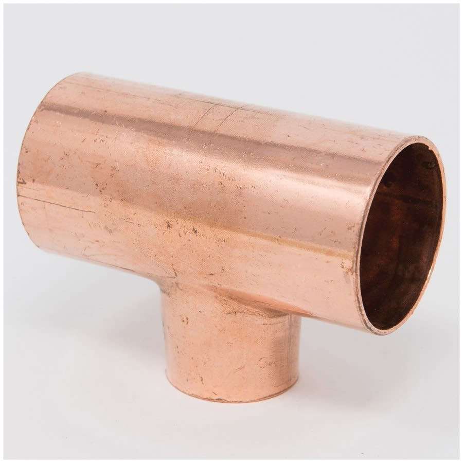 Tee, 2-1/2 x 1 in, C, Copper