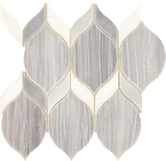 Fonte Nautical Grey Blend Picket, Straight Edge 2X6 Mix