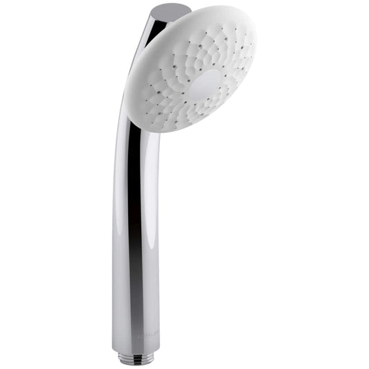 Exhale 1.5 GPM Round Multi Function Rain Hand Shower with Silicone Sprayface and Katalyst Technology