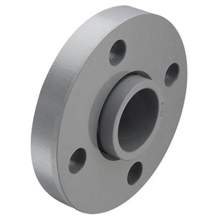 2-Piece Flange, 2-1/2 in, Socket, 7 in Dia, CPVC, SCH 80/XH