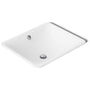 Iron Plains 18-9/16" Drop In Enameled Cast Iron Bathroom Sink with Overflow