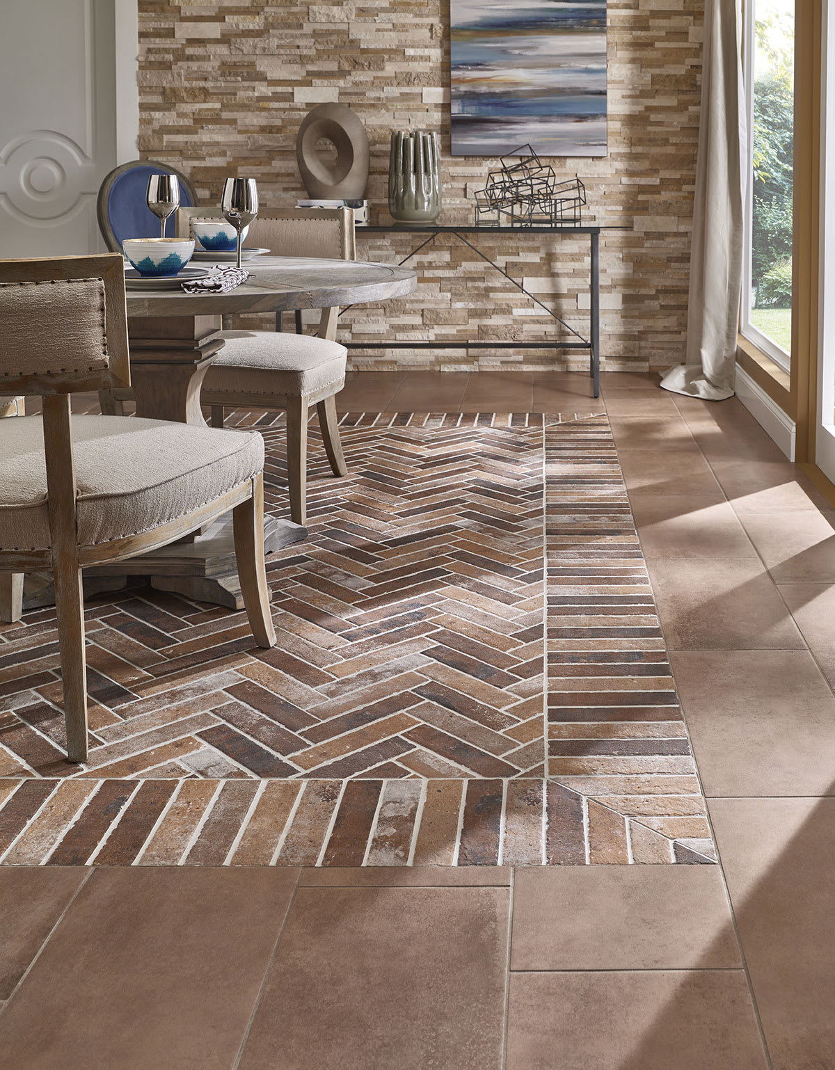 Brickstone Red Porcelain Tile