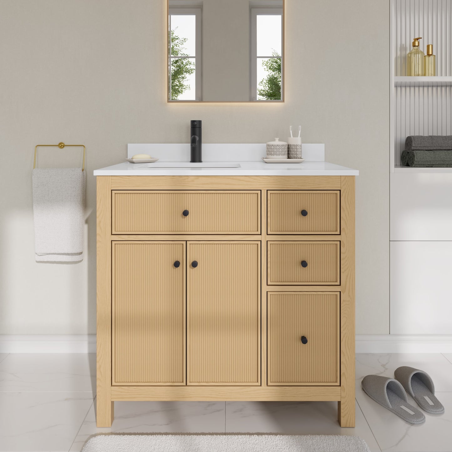 Pendry Single Bathroom Vanity - 36W x 35H x 22D