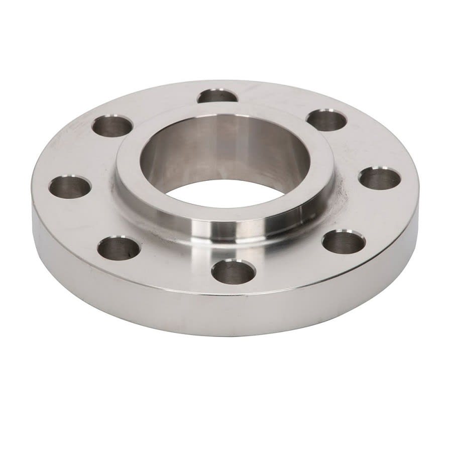Raised Face Flange, 8 in, Slip On, 150 lb, 13-1/2 in OD, 7/8 in Bolt Hole Size, 304/304L Stainless Steel