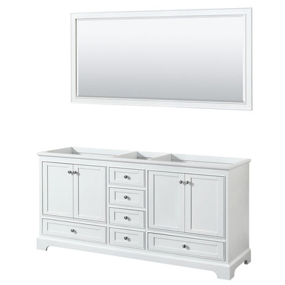 Deborah Double Bathroom Vanity - 71W x 34.25H x 21.5D