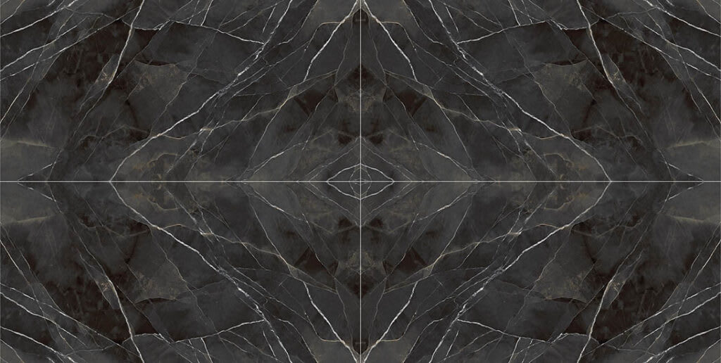 Diamond Calacatta Black Bocciardato B Match Face B