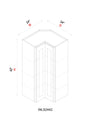 Easy Reach Wall Cabinets - 24"W x 42"H x 12"D