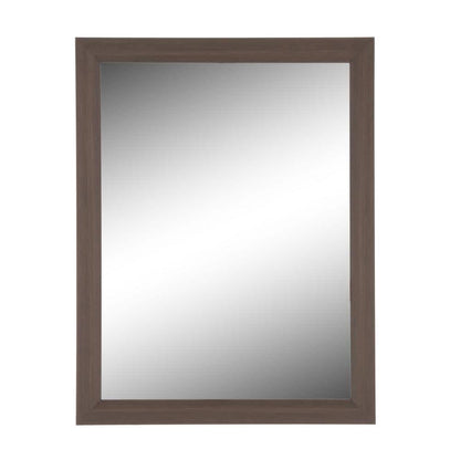 Shaila 24 in. W x 31 in. H Rectangular Framed Vertical/Horizontal Mounted Wall Bathroom Vanity Mirror in Silverleaf