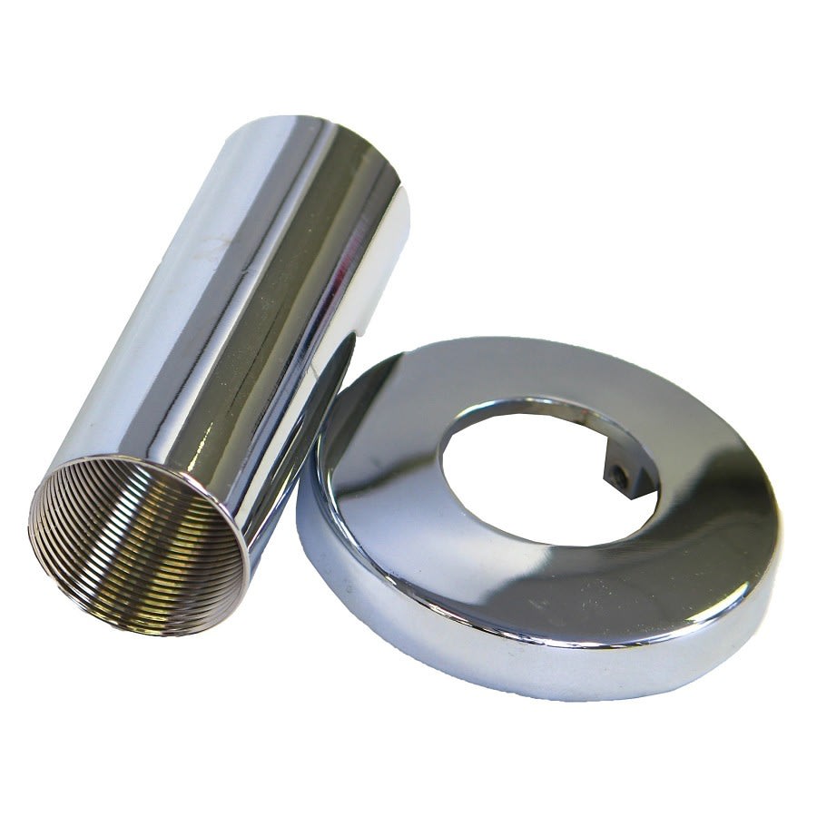 Escutcheon and Sleeve, For Use With Pfister Faucet, Polished Chrome