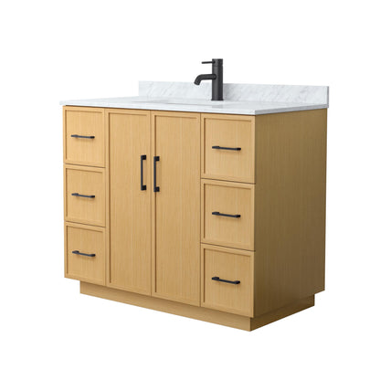 Elan Single Bathroom Vanity with Toe Kick - 42W x 35H x 22D