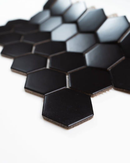 2x2 Black Hexagon
