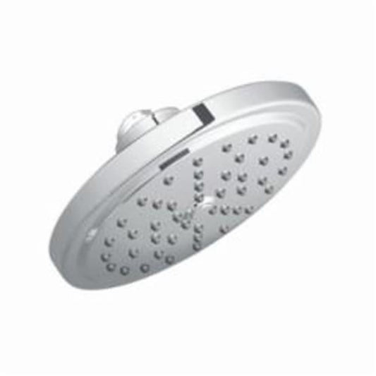 Fina® Rainshower Shower Head, 7 in Dia, 1.75 gpm, Polished Chrome