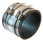 Shielded Transition Coupling, 3 x 2 in, PVC/Stainless Steel
