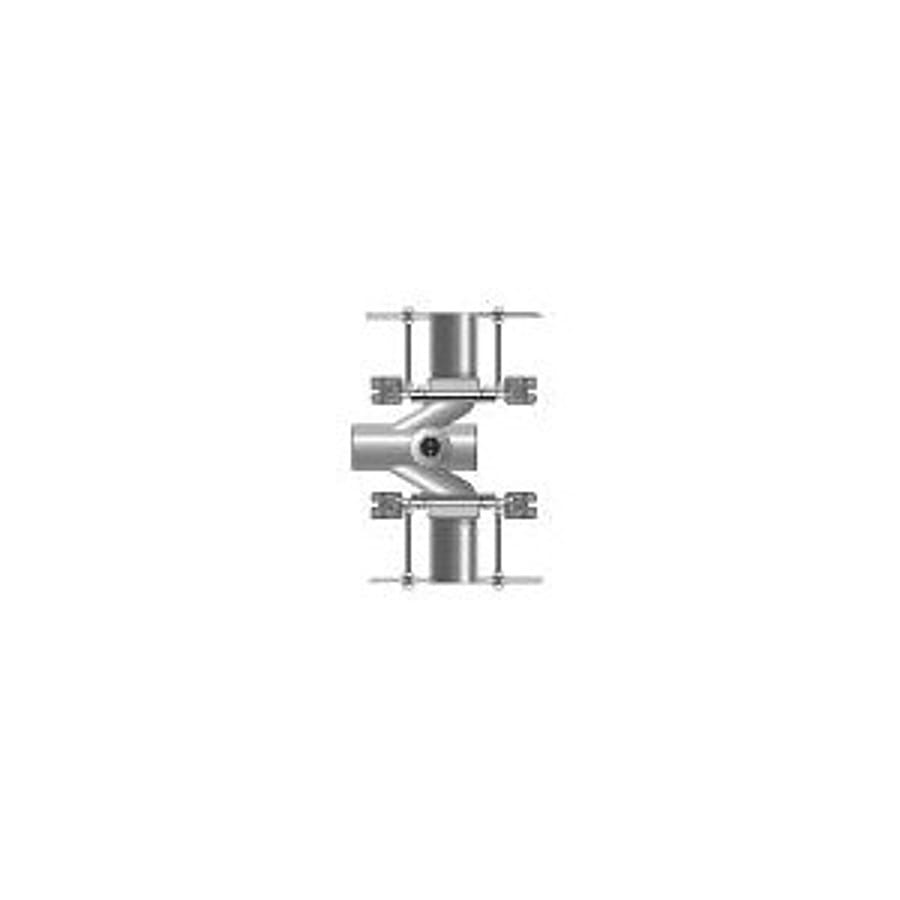 Double Horizontal Closet Carrier Fitting, 4 in, 500 lb, Cast Iron