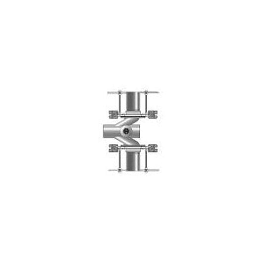 Double Horizontal Closet Carrier Fitting, 4 in, 500 lb, Cast Iron