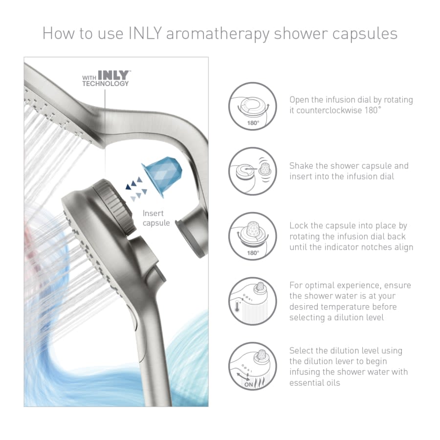 Inly 1.75 GPM Multi Function Shower Head